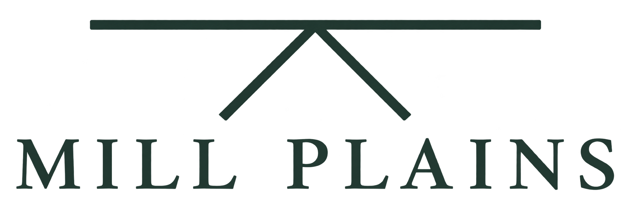 mill plains logo green